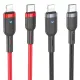 PD Кабель HOCO U117 Grand PD intelligent power-off charging data cable iP Black mag-6942007601467145267
