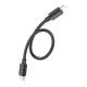 PD Кабель HOCO X96 Hyper PD charging data cable iP(L=0.25M) Black mag-69420076093641720