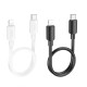 PD Кабель HOCO X96 Hyper PD charging data cable iP(L=0.25M) Black mag-69420076093641720