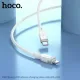 PD Кабель HOCO X109 Energy silicone charging data cable Type-C-to-iP 27W/1m. White mag-6942007636193146734