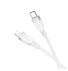 PD Кабель HOCO X109 Energy silicone charging data cable Type-C-to-iP 27W/1m. White mag-6942007636193146734