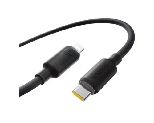 PD Кабель Baseus Foamed Silicone Type-C to Lightning 20W 1m Black E0426A00 mag-6932172693947145756