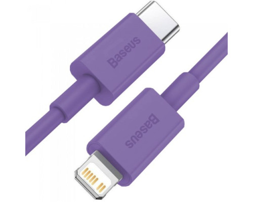 PD кабель Baseus Superior Series Fast Charging Data Cable Type-C to iP PD 20W 1m Purple CAYS001505 mag-693217262365456101