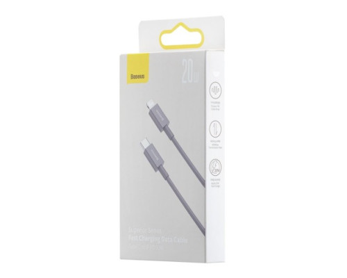 PD кабель Baseus Superior Series Fast Charging Data Cable Type-C to iP PD 20W 1m Purple CAYS001505 mag-693217262365456101