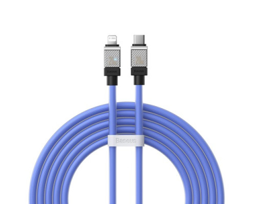 PD кабель Baseus CoolPlay Series Fast Charging Cable Type-C to iP 20W 2m Blue CAKW000103 mag-693217262662454587