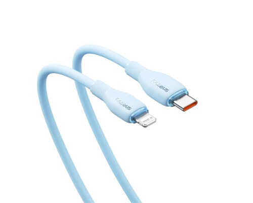 PD кабель Baseus Pudding Series Fast Charging Cable Type-C to iP 20W 1.2m Blue P10355701311-00 mag-6932172634230128936