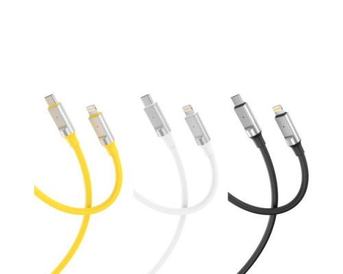 Кабель XO NB-Q252A PD 27W/1m Type-c to Lightning Fast Charging Чорний mag-6920680844777961