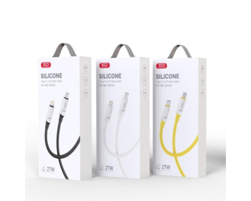 Кабель XO NB-Q252A PD 27W/1m Type-c to Lightning Fast Charging Чорний mag-6920680844777961