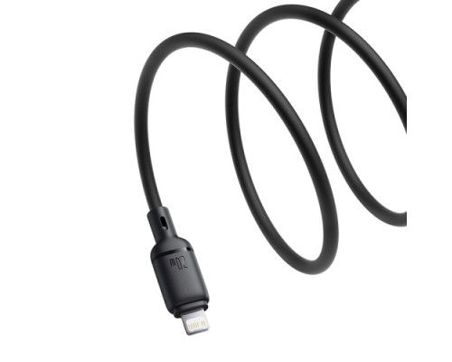 PD Кабель Baseus Silky Series Type-C to Lightning 20W 1m Black P10377700113-00 mag-6932172668730142738