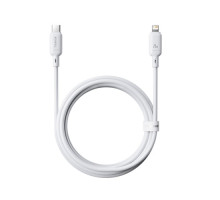 PD Кабель Baseus Silky Series Type-C to Lightning 20W 2m White P10377700213-01 mag-6932172668921107255
