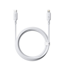 PD Кабель Baseus Silky Series Type-C to Lightning 20W 2m White P10377700213-01 mag-6932172668921107255
