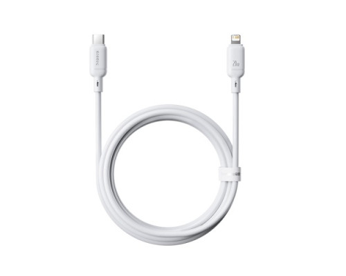 PD Кабель Baseus Silky Series Type-C to Lightning 20W 2m White P10377700213-01 mag-6932172668921107255