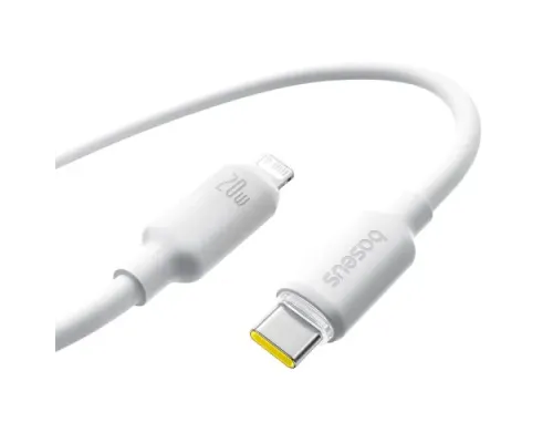PD Кабель Baseus Foamed Silicone Type-C to Lightning 20W 1m White E0426A01 mag-6932172693954145757