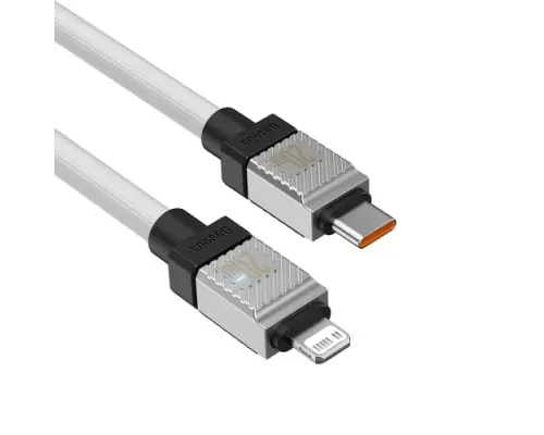 PD кабель Baseus CoolPlay Series Fast Charging Cable Type-C to iP 20W 1m White CAKW000002 дефект пак mag-2000001588963144407