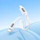 PD Кабель BOROFONE BX114 Structure Silicone Type-C to Lightning 27W/1m білий mag-6941991116834138230
