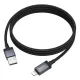 Кабель HOCO X118 Generous charging data cable with display iP black mag-6942007655071145299