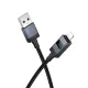 Кабель HOCO X118 Generous charging data cable with display iP black mag-6942007655071145299