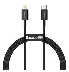PD кабель Baseus Superior Series Fast Charging Data Cable Type-C to iP PD 20W 1m Black CATLYS-A01 mag-6953156205307129979