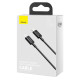 PD кабель Baseus Superior Series Fast Charging Data Cable Type-C to iP PD 20W 1m Black CATLYS-A01 mag-6953156205307129979