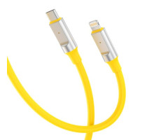 Кабель XO NB-Q252A PD 27W/1m Type-c to Lightning Fast Charging Жовтий mag-6920680844784963