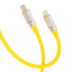 Кабель XO NB-Q252A PD 27W/1m Type-c to Lightning Fast Charging Жовтий mag-6920680844784963
