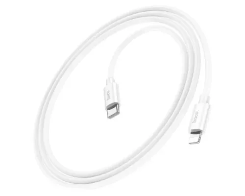PD Кабель HOCO X87 Magic silicone PD charging data cable for iP PD20W/1m. White mag-6931474783189146023