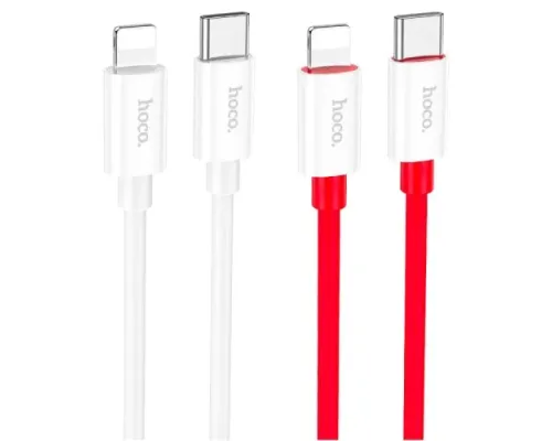 PD Кабель HOCO X87 Magic silicone PD charging data cable for iP PD20W/1m. White mag-6931474783189146023