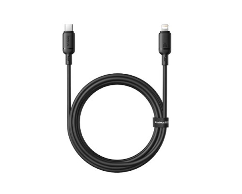 PD Кабель Baseus Silky Series Type-C to Lightning 20W 2m Black P10377700113-01 mag-6932172668778107242