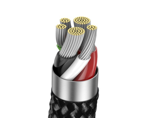 PD кабель Baseus Explorer Series Auto Power-Off Type-C to IP 20W 1m Black CATS000001 mag-6932172605667128851