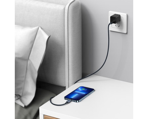 PD кабель Baseus Explorer Series Auto Power-Off Type-C to IP 20W 1m Black CATS000001 mag-6932172605667128851