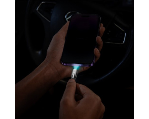 PD Кабель Baseus Glimmer Series Fast Charging Data Type-C to iP 20W 2m Black CADH000101 дефект пакув mag-2000001596302136399