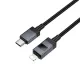 PD Кабель HOCO X118 Generous PD27W charging data cable with display iP black mag-6942007655064145100