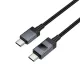 PD Кабель HOCO X118 Generous 60W charging data cable with display C to C black mag-6942007655095145300