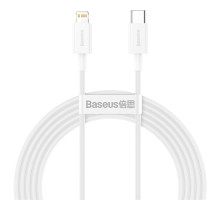 PD кабель Baseus Superior Series Fast Charging Data Cable Type-C to iP PD 20W 2m White CATLYS-C02 mag-6953156205369129980