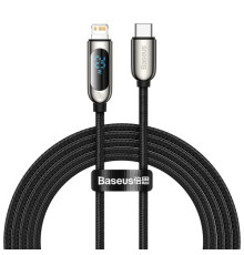 PD Кабель Baseus Display Fast Charging Data Cable Type-C to IP 20W 2m Black CATLSK-A01 mag-695315620865054562