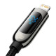 PD Кабель Baseus Display Fast Charging Data Cable Type-C to IP 20W 2m Black CATLSK-A01 mag-695315620865054562