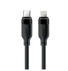 PD кабель ACEFAST C16-01 Type-C to Lightning TPU charging data cable 1,2m Black mag-6974316286196153820