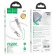 PD Кабель HOCO U111 iP Transparent Discovery Edition PD 20W/1,2m charging data cable Gray mag-6931474778222153244