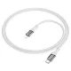 PD Кабель HOCO U111 iP Transparent Discovery Edition PD 20W/1,2m charging data cable Gray mag-6931474778222153244