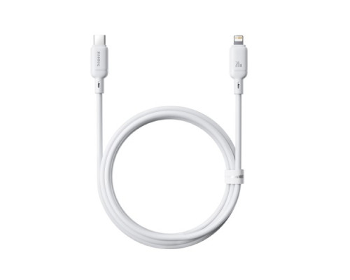 PD Кабель Baseus Silky Series Type-C to Lightning 20W 1m White P10377700213-00 mag-6932172668808142740