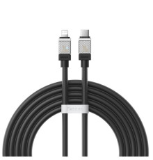 PD кабель Baseus CoolPlay Series Fast Charging Cable Type-C to iP 20W 2m Black CAKW000101 mag-693217262660054696