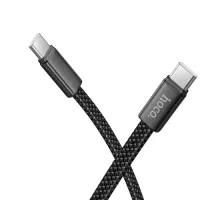PD Кабель HOCO X125 Exceso charging data cable C to C 60W/1m Black mag-6942007671682153055