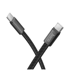 PD Кабель HOCO X125 Exceso charging data cable C to C 60W/1m Black mag-6942007671682153055