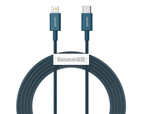 PD кабель Baseus Superior Series Fast Charging Data Cable Type-C to iP PD 20W 2m Blue CATLYS-C03 mag-695315620537661656