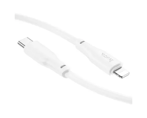 PD Кабель HOCO X93 Force PD20W charging data cable for Lightning 1m. White mag-6931474790651152100