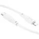 PD Кабель HOCO X93 Force PD20W charging data cable for Lightning 1m. White mag-6931474790651152100