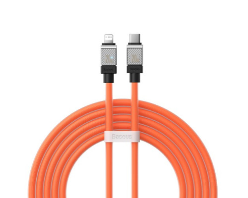 PD кабель Baseus CoolPlay Series Fast Charging Cable Type-C to iP 20W 2m Orange CAKW000107 mag-693217262663154697