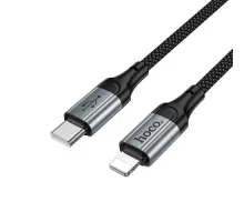 PD Кабель HOCO X121 Nuevo PD27W charging data cable iP to C 1.5 m Black mag-6942007663748153936