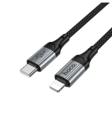 PD Кабель HOCO X121 Nuevo PD27W charging data cable iP to C 1.5 m Black mag-6942007663748153936