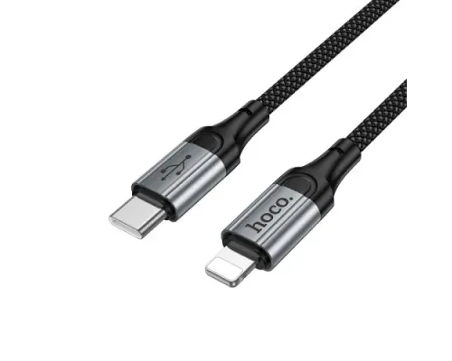 PD Кабель HOCO X121 Nuevo PD27W charging data cable iP to C 1.5 m Black mag-6942007663748153936